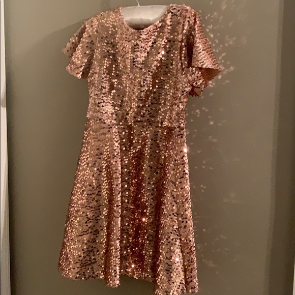 zara girls sequin dress